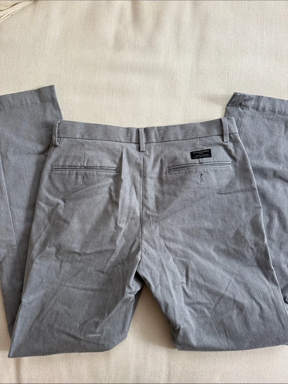 Banana Republic Light Gray Men's Dress Pants